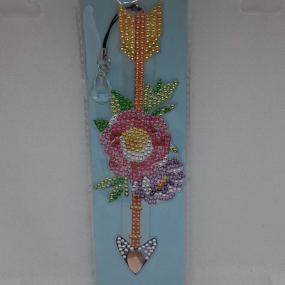 Handmade Rhinestone Bookmark - Picture 2 of 3